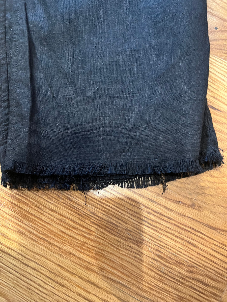 Linen Pants w/Elastic Waist & Frayed Hem – Rustic Impulse Boutique