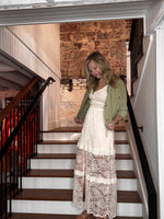 Lace Sleeveless Maxi Dress