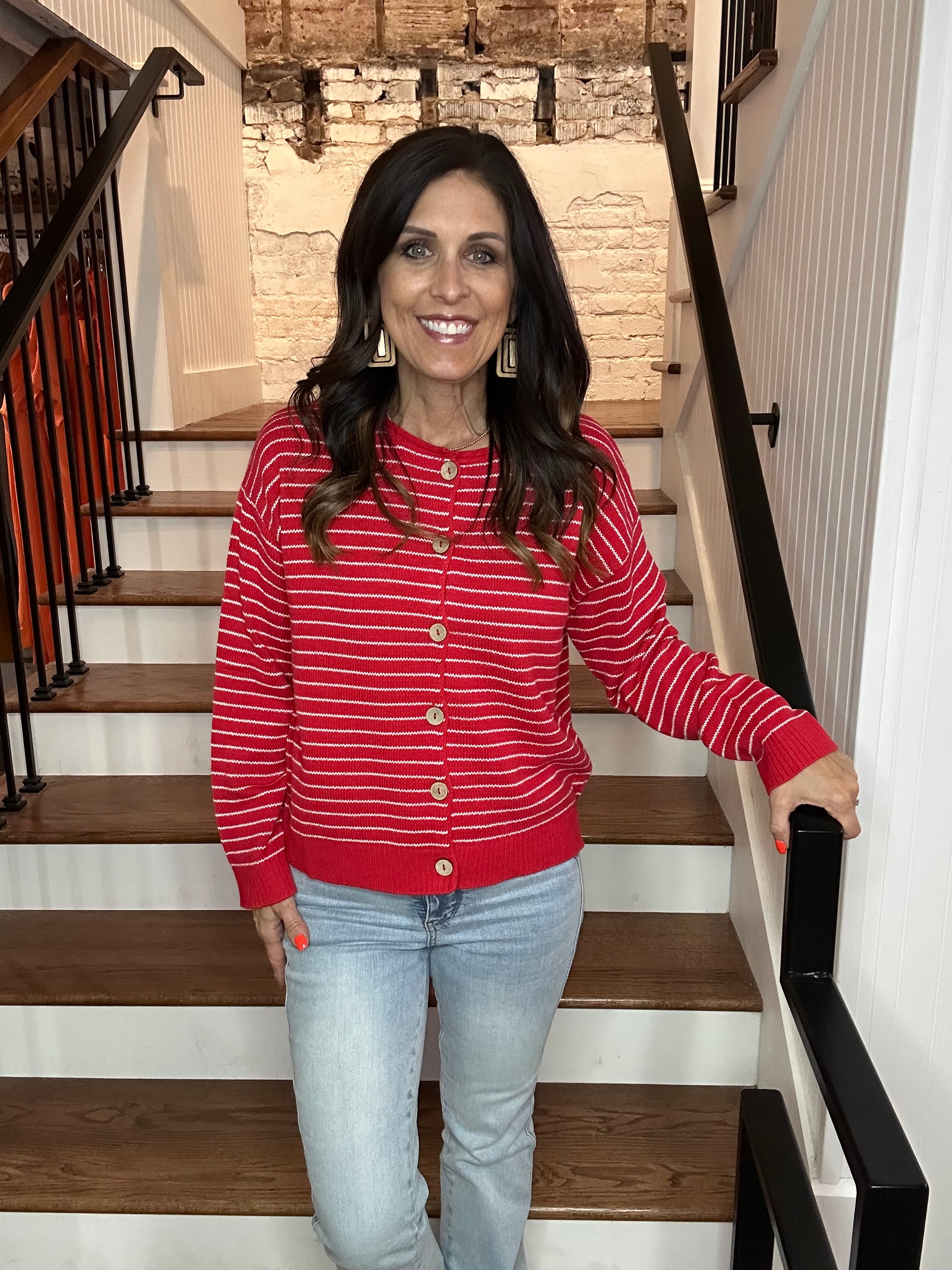 Striped Cardigan