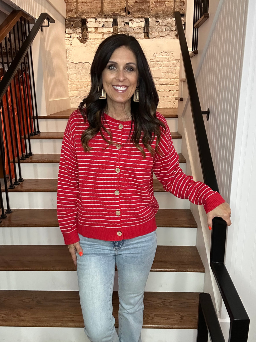 Striped Cardigan