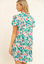 Tiered Print Dress