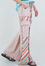 Striped Patchwork Pants