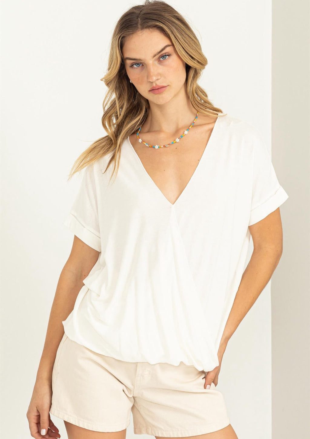 Faux Wrap Top