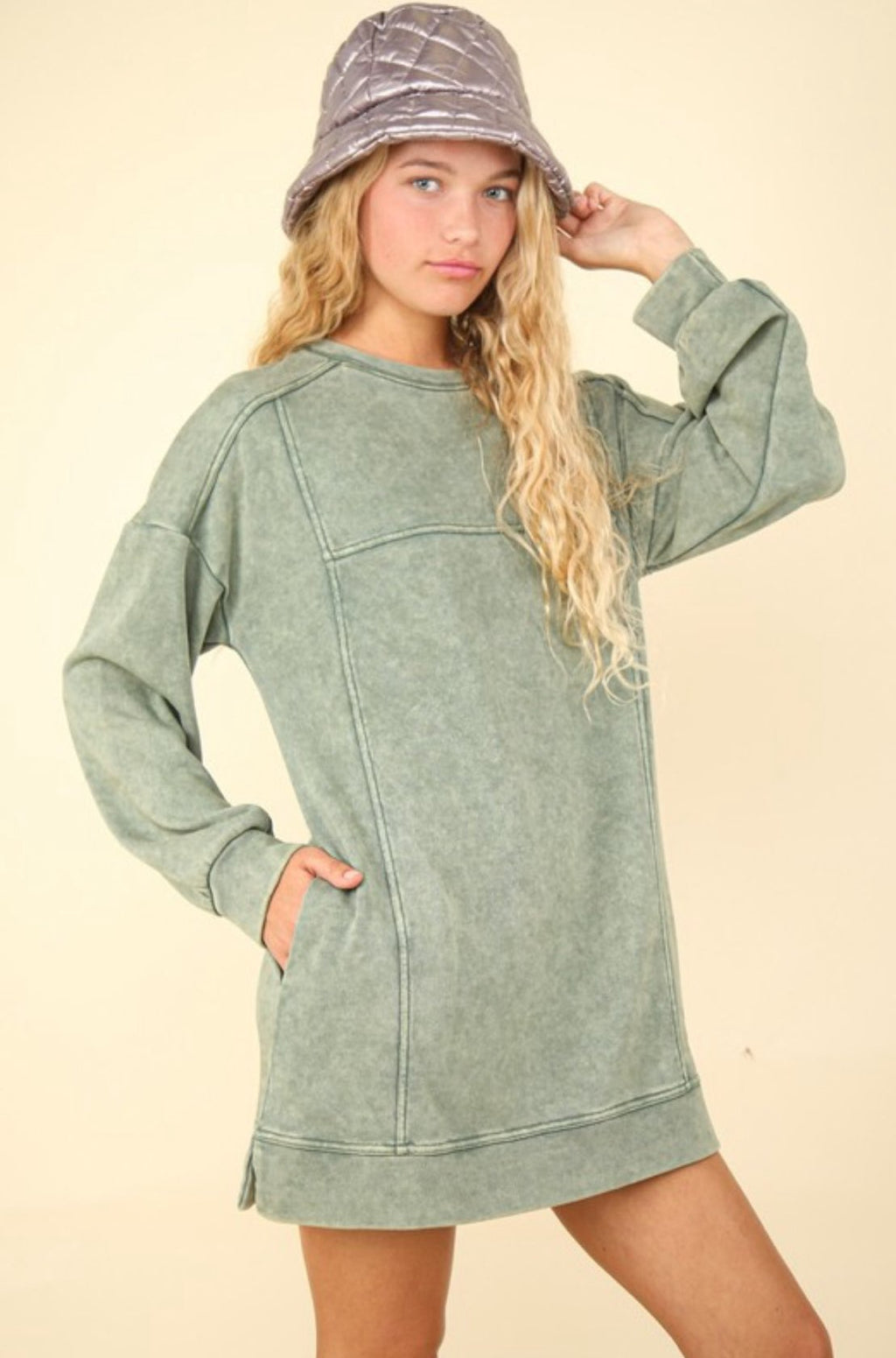 Oversized Sweatshirt Dress