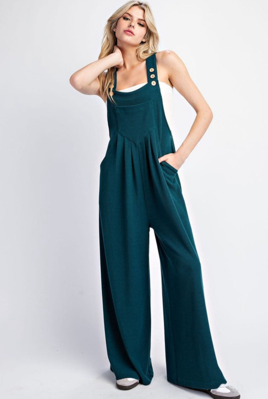 Wide Leg Overalls