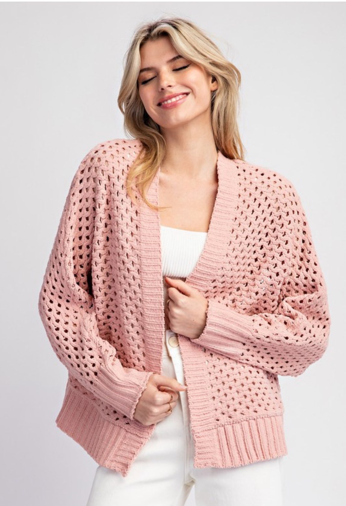 Crochet Knit Cardigan