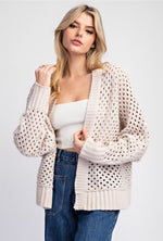 Crochet Knit Cardigan