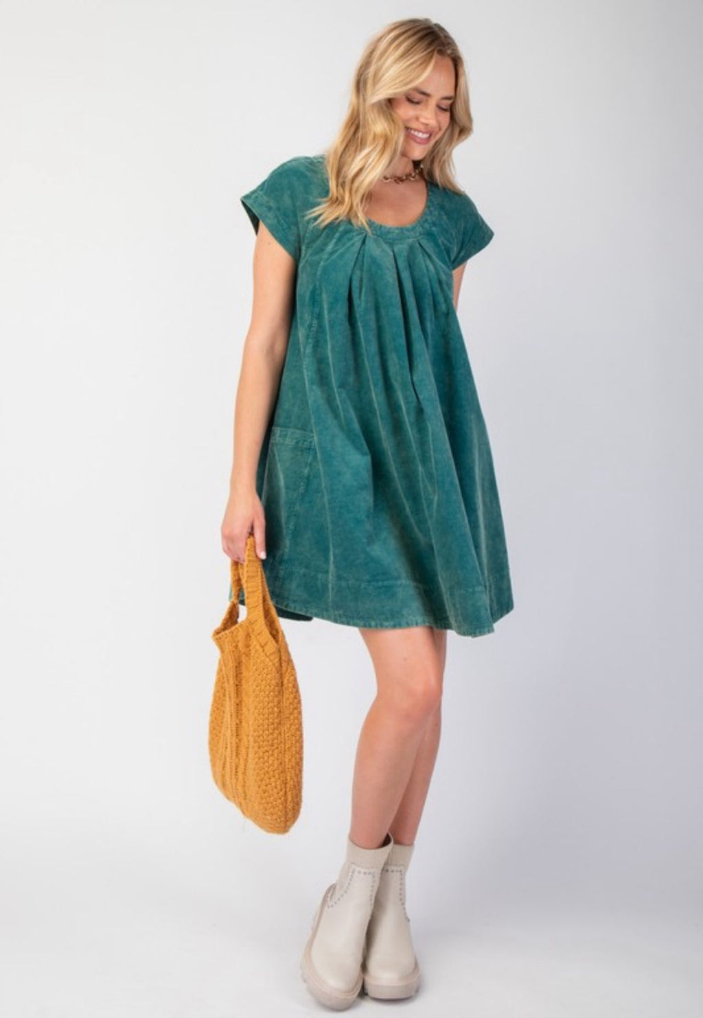 Corduroy Swing Dress