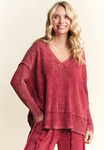 Mineral Wash Melange Sweater