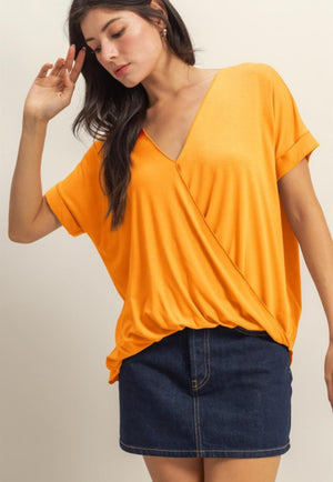 Faux Wrap Top