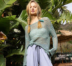 Open Mesh Sweater