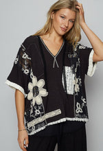Crochet Contrast Top