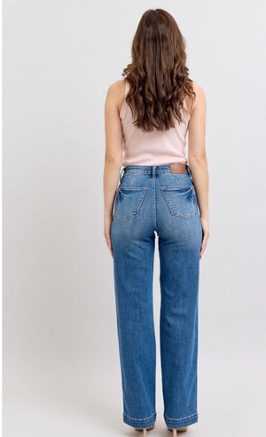 Judy Blue HW Contrast Thread Straight