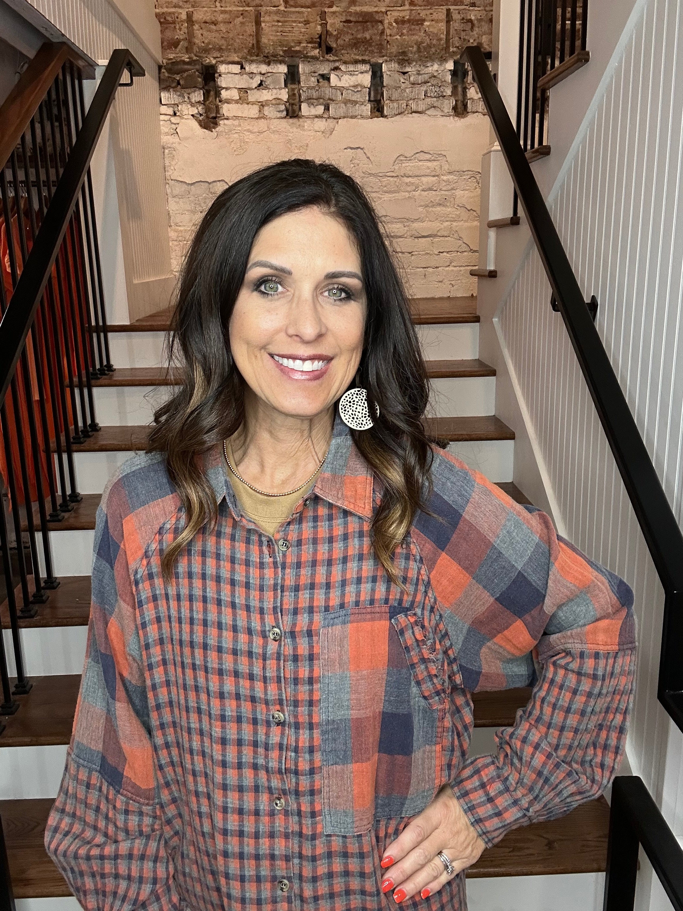 Oversized Flannel Shirt