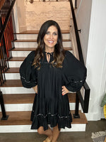 Tiered Long Sleeve Dress