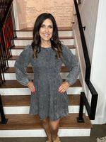 Denim Seam Detail Dress