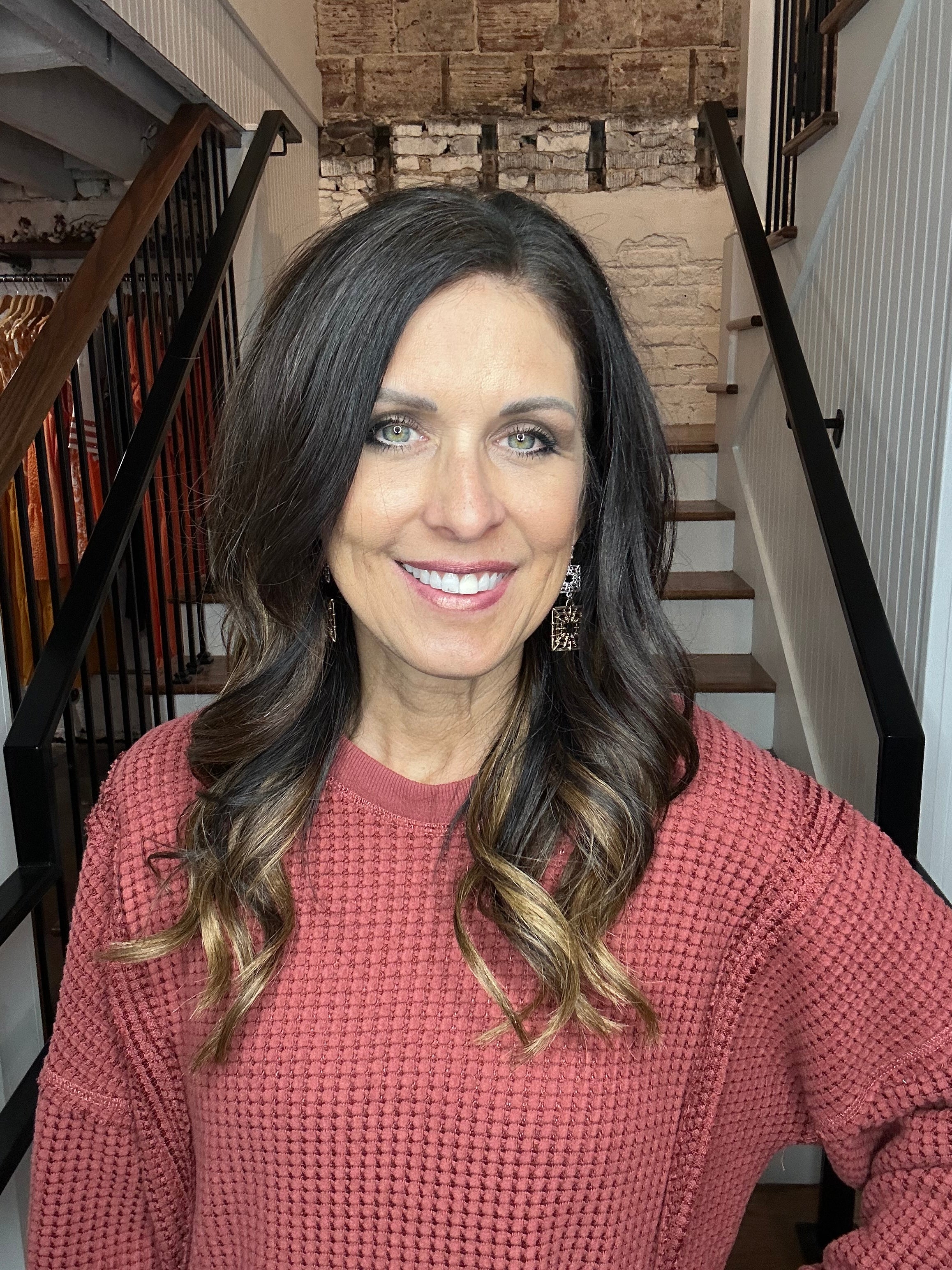 Oversized Waffle Knit Top