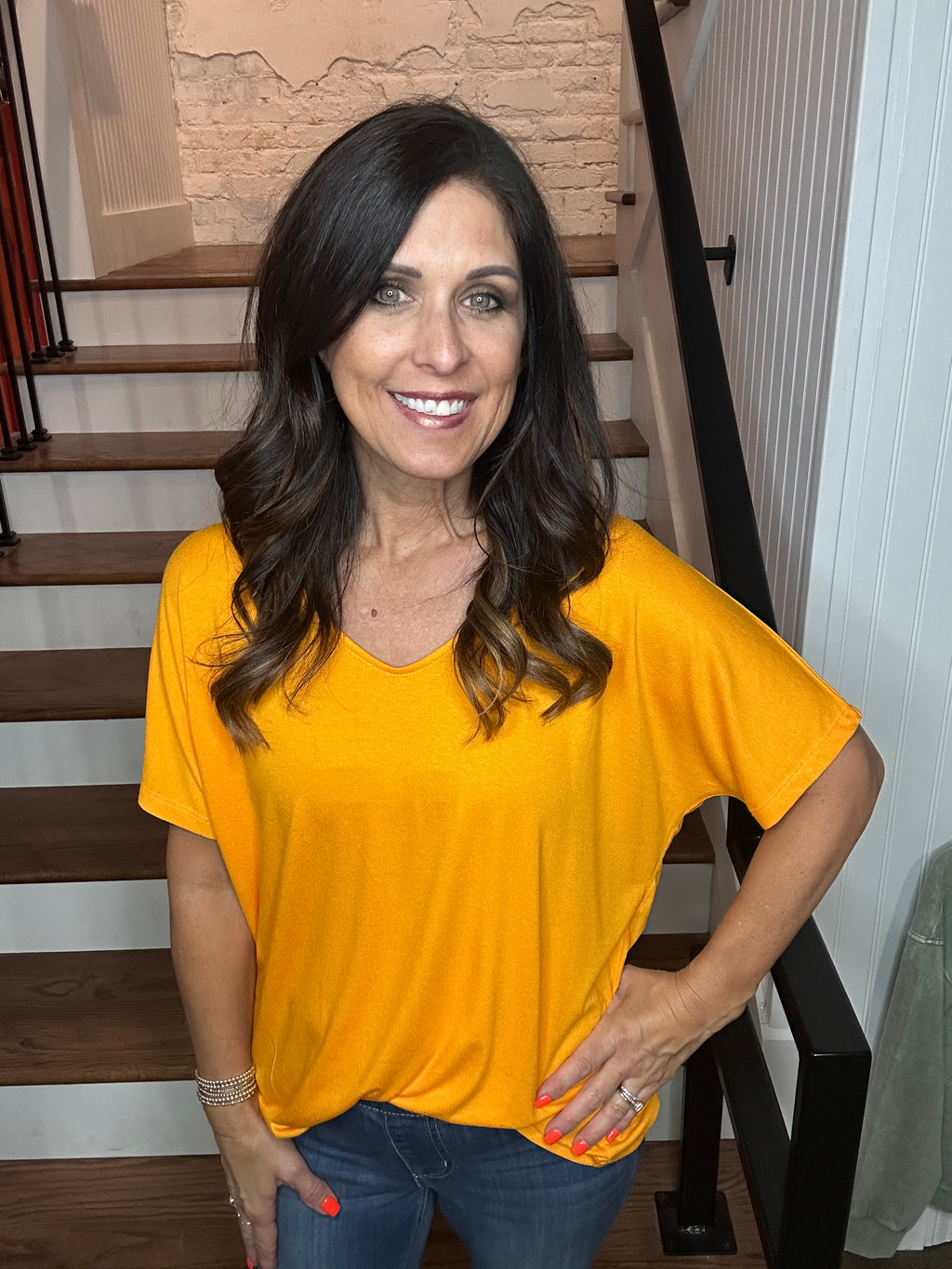 V-Neck Dolman Top