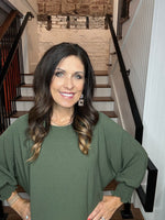 Smocked Sleeve Top