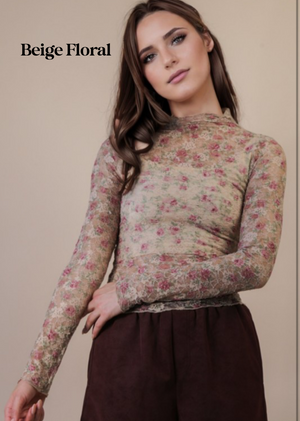 Mesh Lace Top