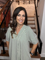 Striped Flow Dress