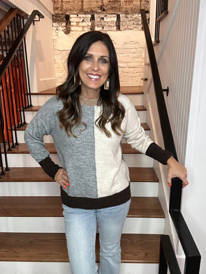 Colorblock Sweater