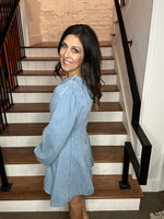 Denim Seam Detail Dress