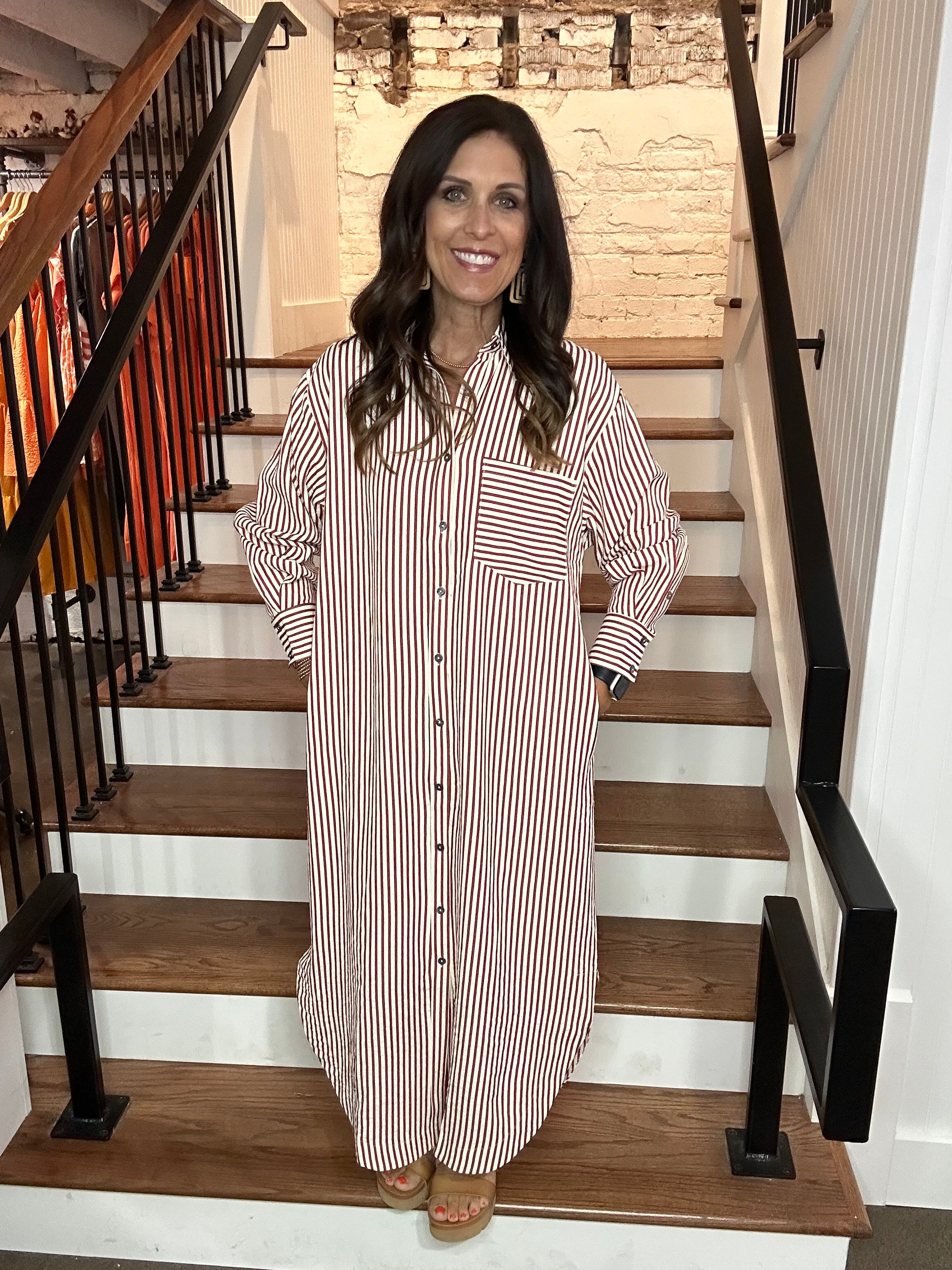 Midi Shirt Dress