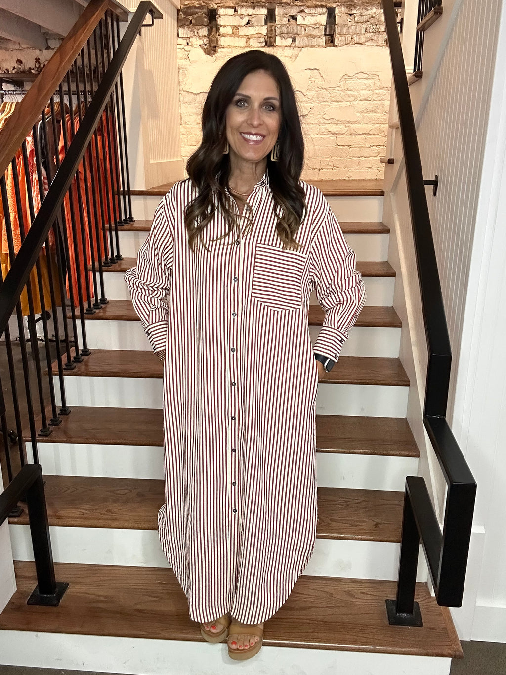 Midi Shirt Dress