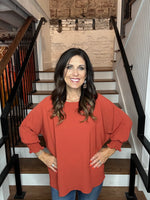 Smocked Sleeve Top
