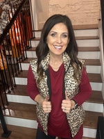 Leopard Vest