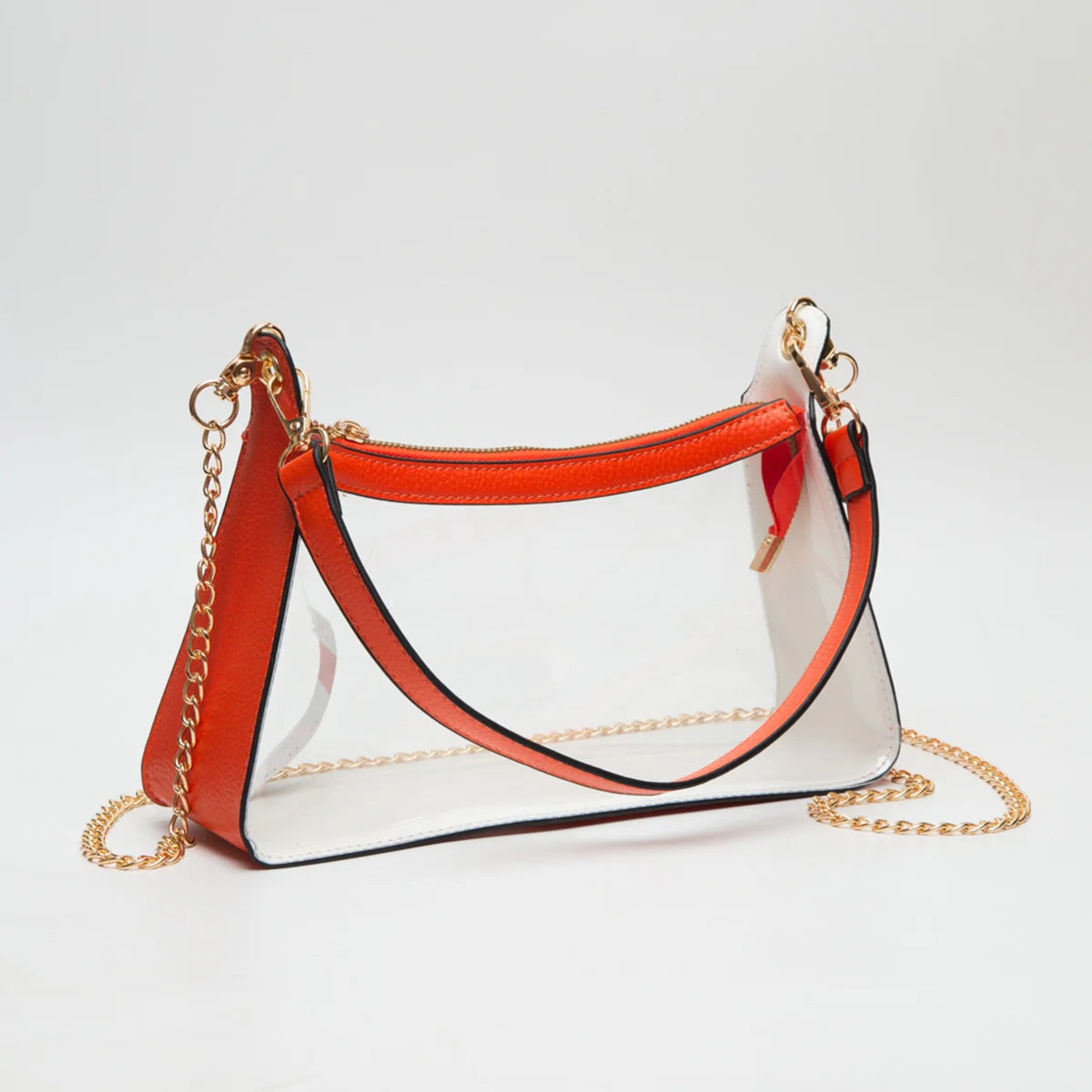 Satchel Bag with Chain
