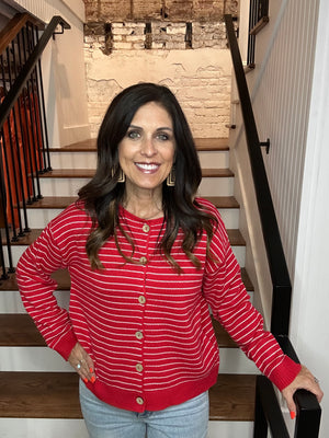 Striped Cardigan