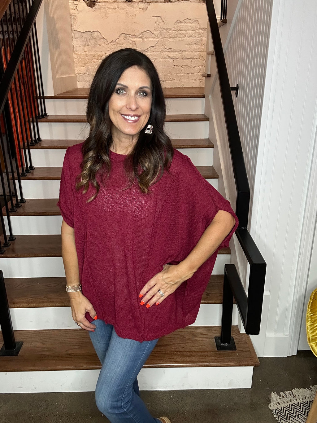 Drop Shoulder Pullover