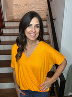 Faux Wrap Top