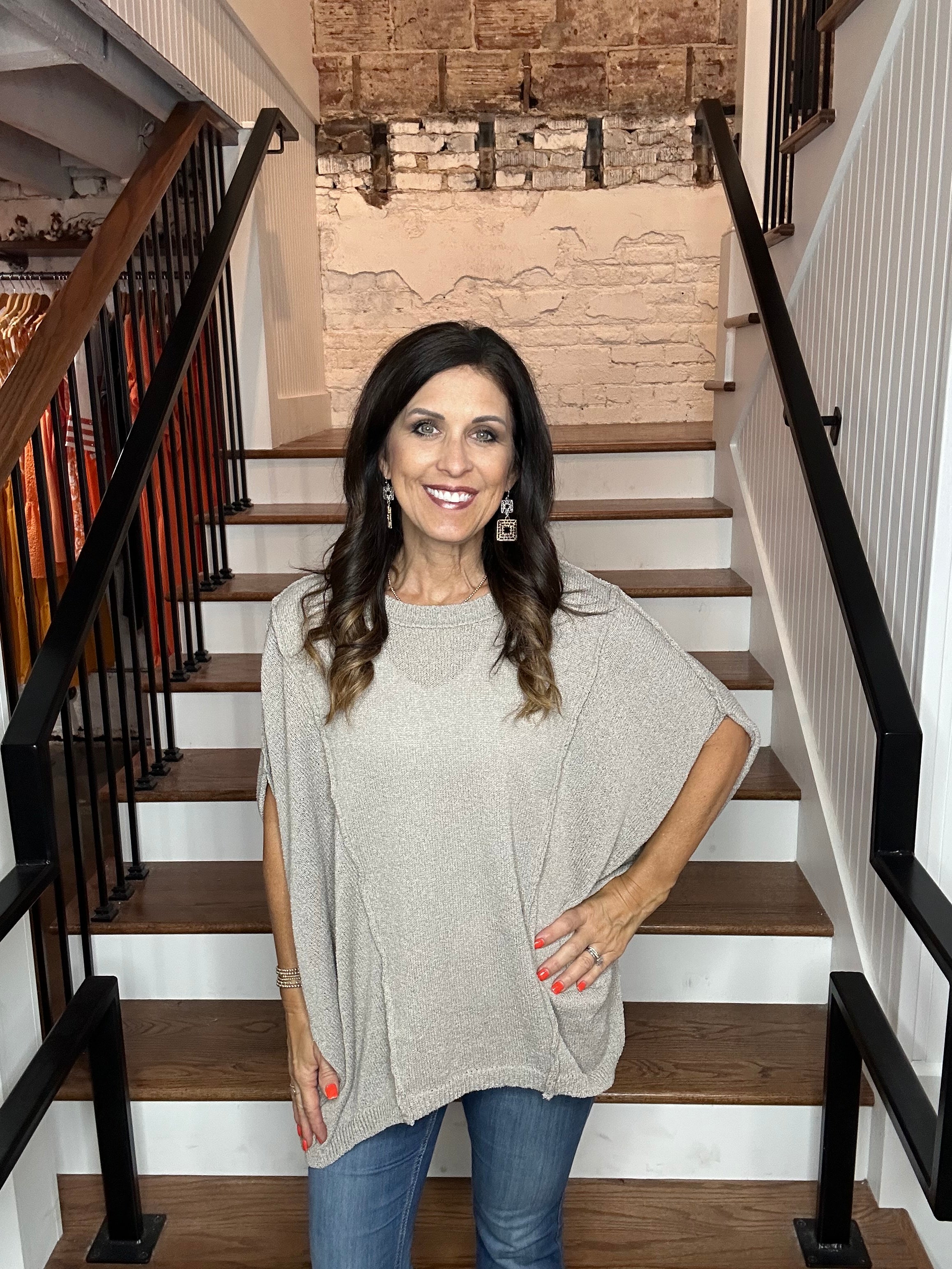 Drop Shoulder Pullover