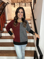 Colorblock Sweater