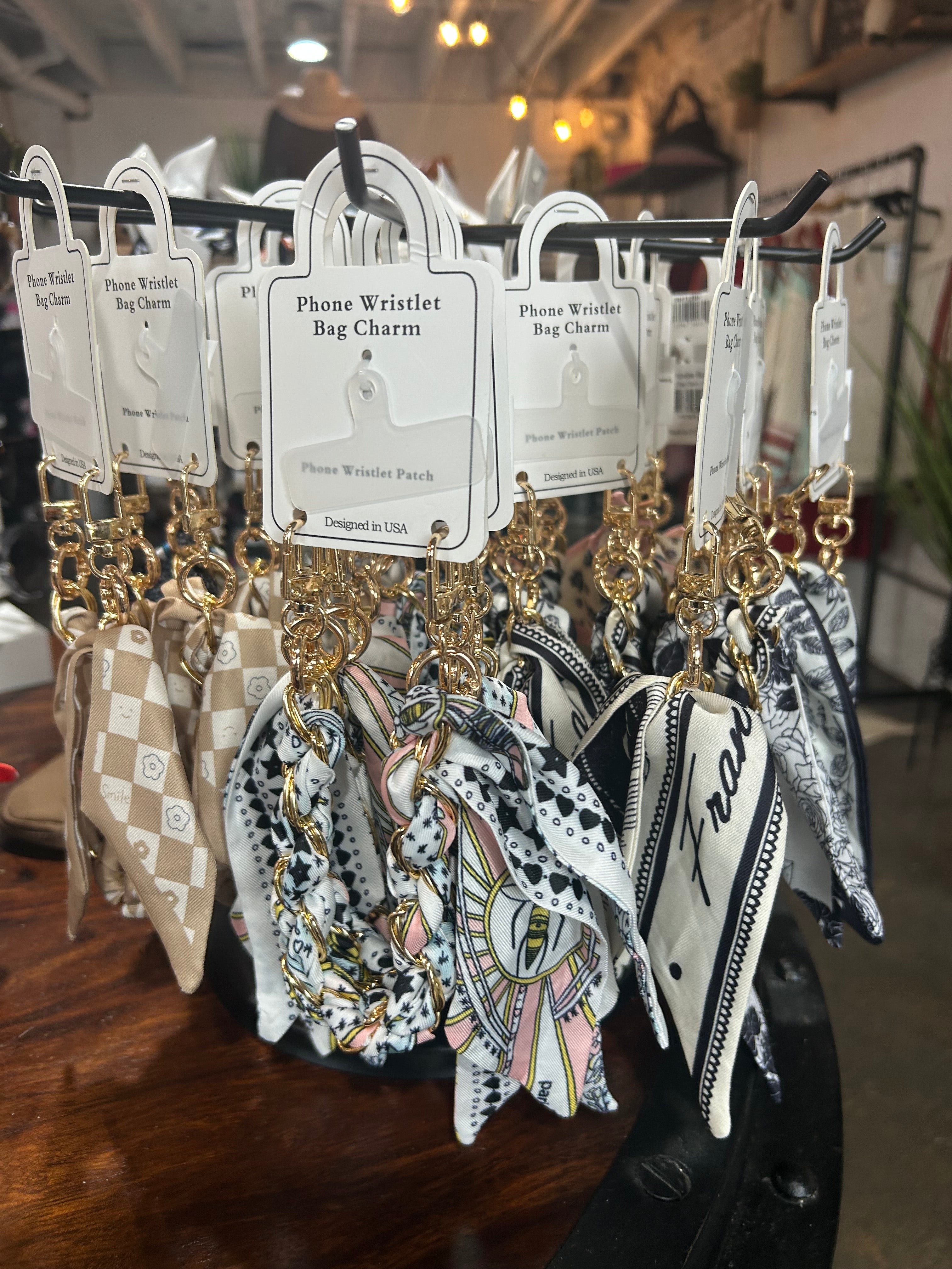 Phone Wristlet Bag Charm