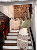 Lace Sleeveless Maxi Dress