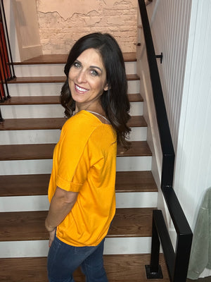 Faux Wrap Top
