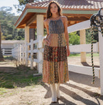 Patchwork Floral Sun Dress