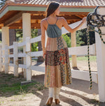 Patchwork Floral Sun Dress