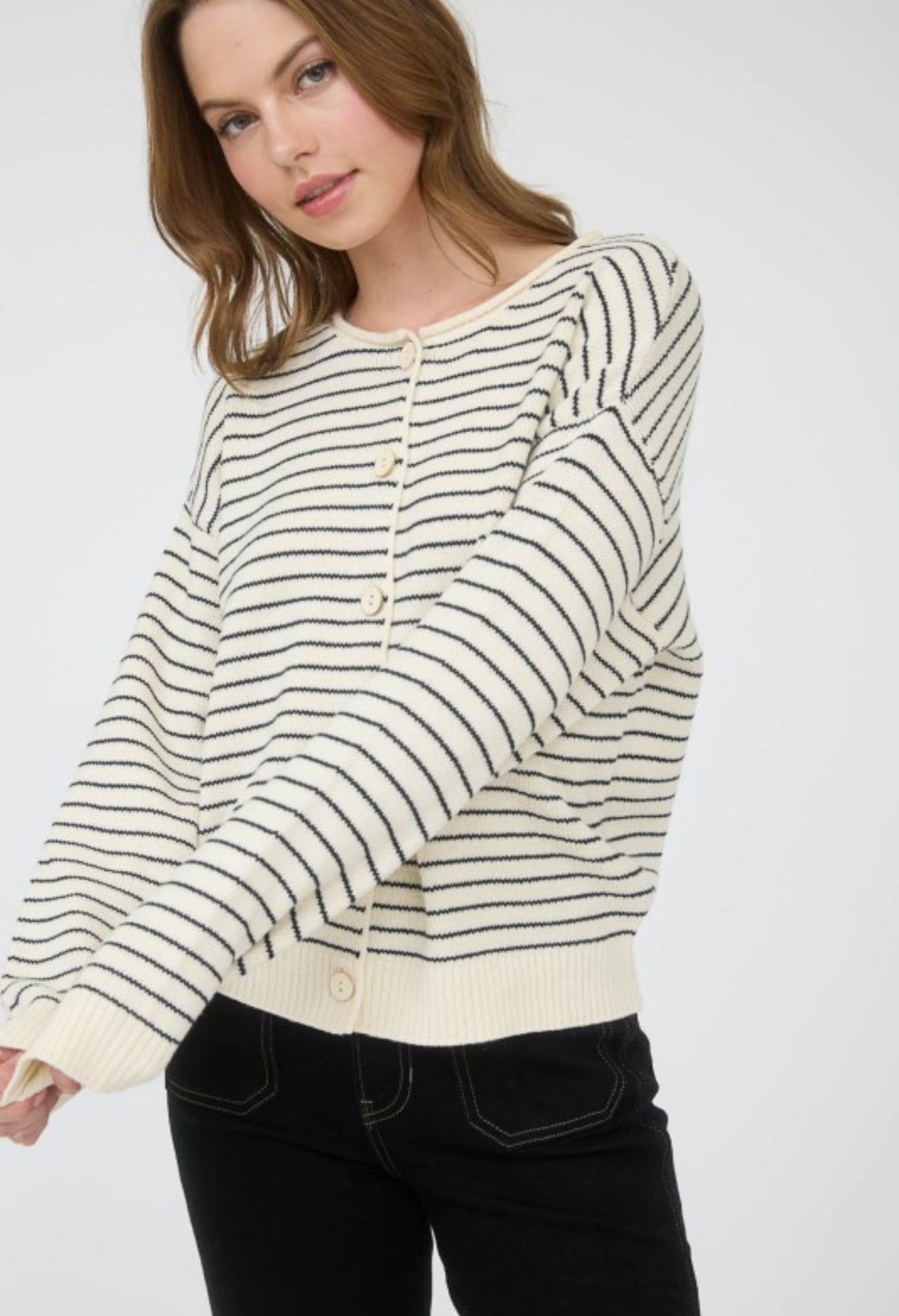 Striped Cardigan