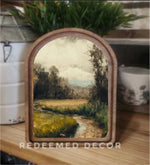 Large Arched Framed Art