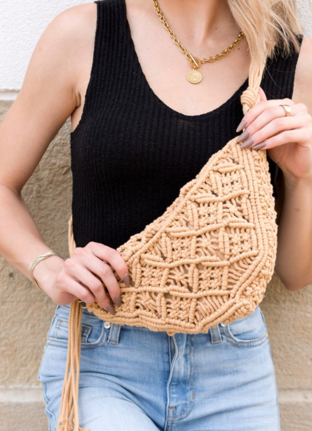 Macrame Sling Bag