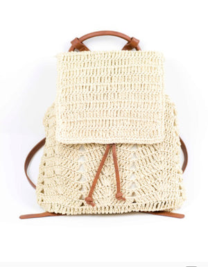Woven Reed Backpack Woven Straw Backpack – Rustic Impulse Boutique
