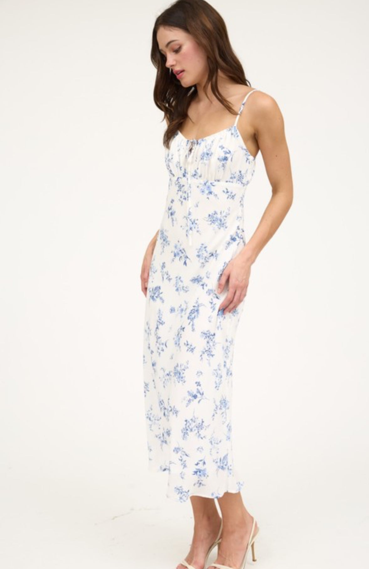 Floral Spaghetti Strap Dress