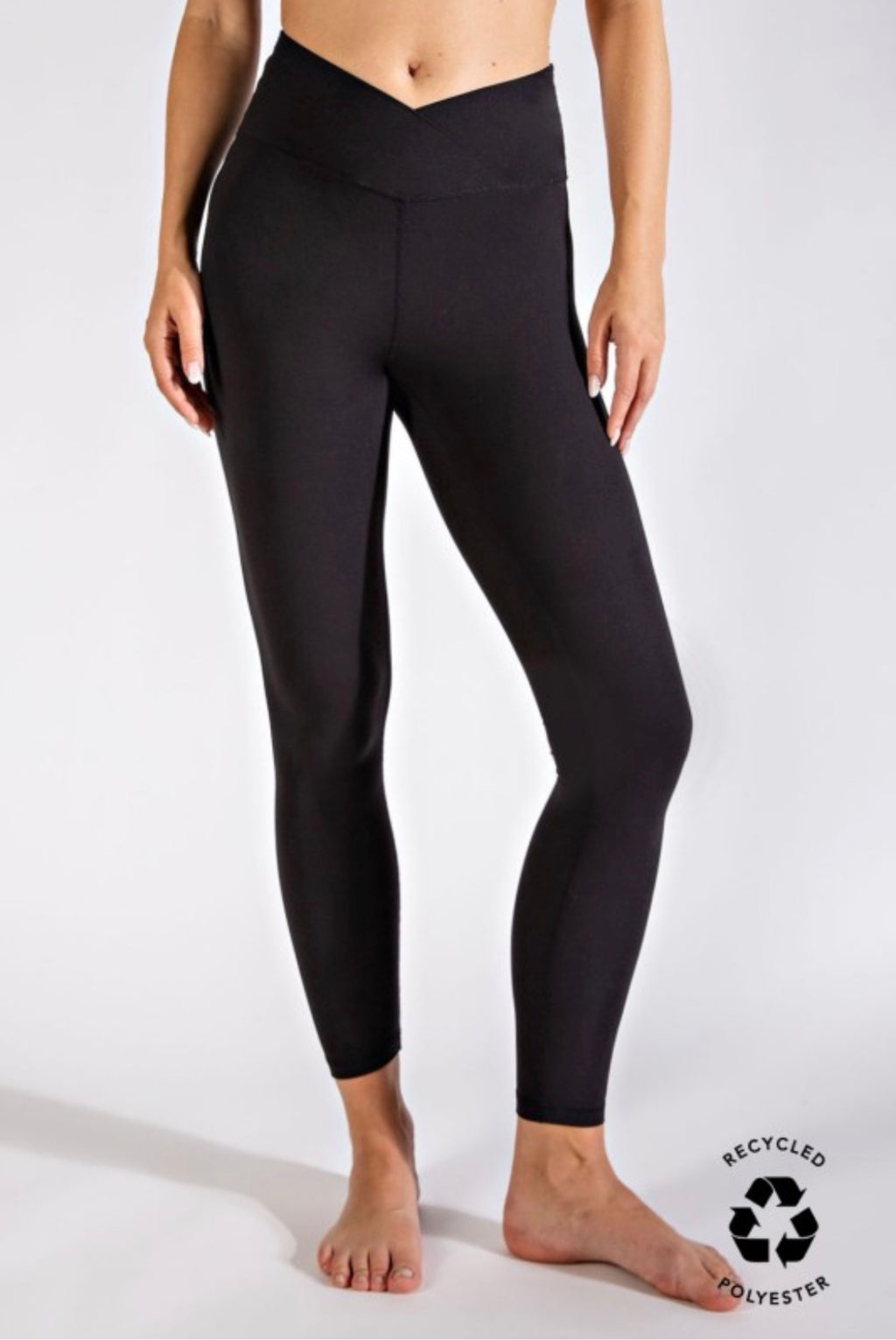 V-Waist Full Length Leggings