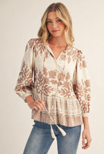 Baroque Peasant Top