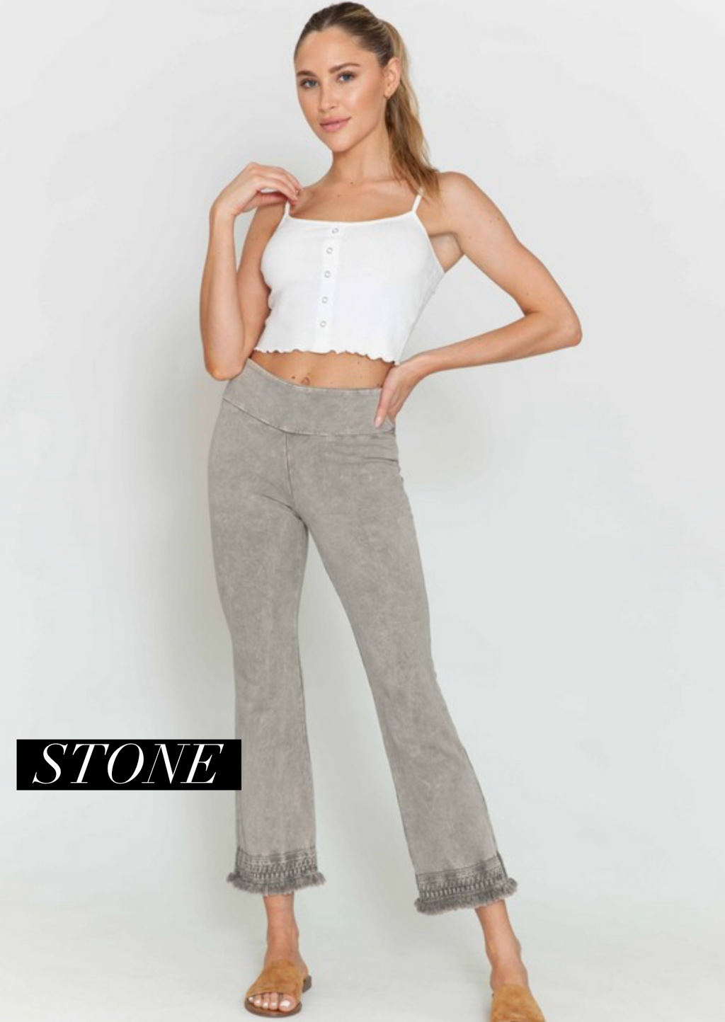 Fringe Trim Pants